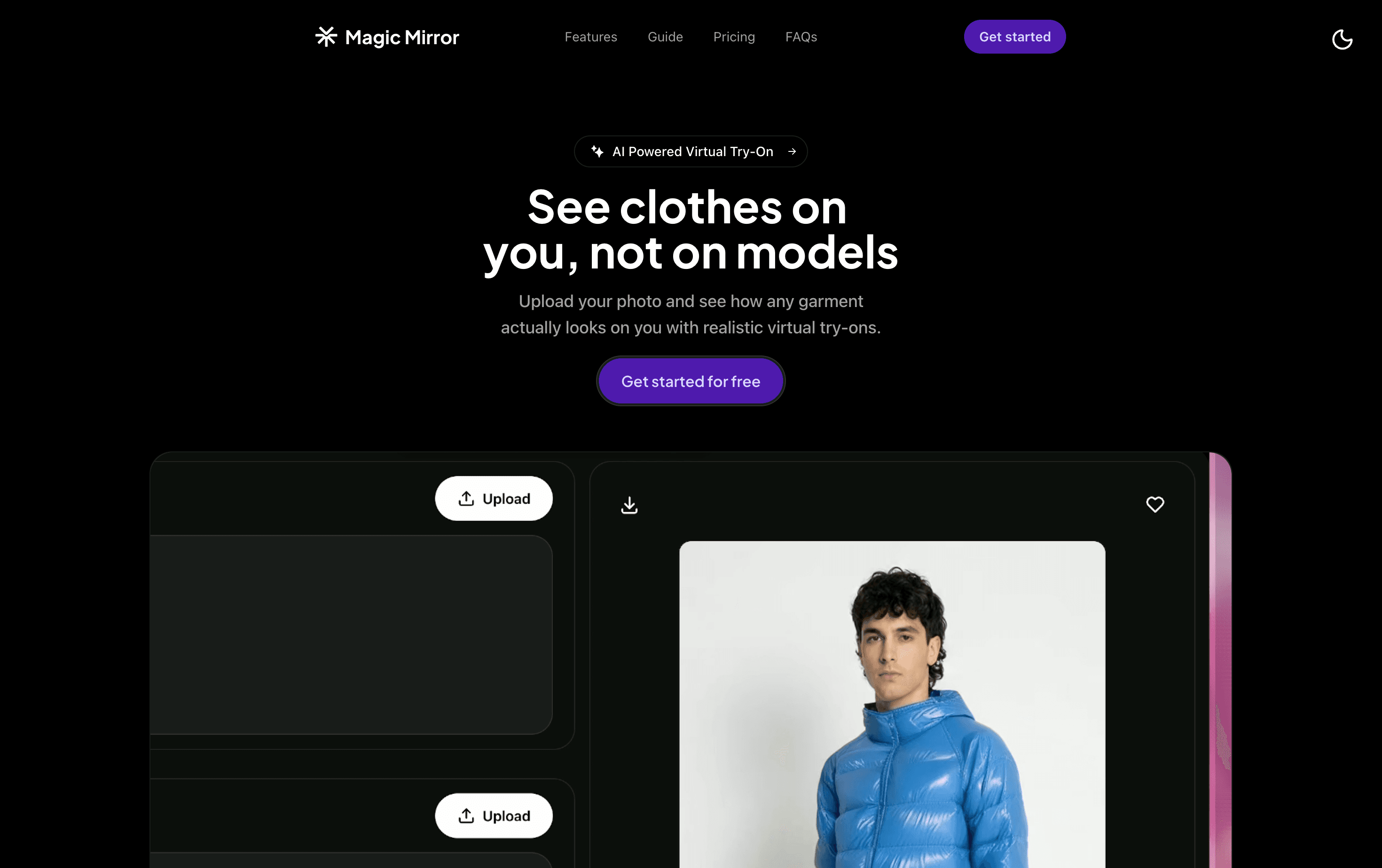 Magic Mirror AI preview